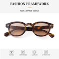 thumbnail image 5 of Gafas de sol ADE WU retro redondas vintage de círculo pequeño 46 mm, 5 of 5