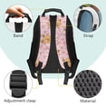 thumbnail image 5 of KUIFORTI Pink Capybara Kids Backpack and Lunch Bag Set 4Pcs with Pencil Pouch Water Bottle Sleeve for Elementary Middle School Boys Girls Students Back to School Gifts Supplies, 5 of 7