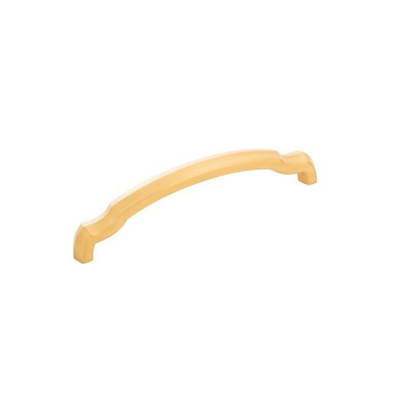 Belwith BWH077864 BGB 128 mm Center-Center Style Cabinet & Drawer Pull, Brushed Gold Brass