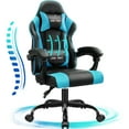 thumbnail image 3 of JONPONY Ergonomic Gaming Chairs,Office Chair,High Back Computer Chair,Adjustable 360° Swivel  Chair with Headrest and Lumbar Support ,BLUE, 3 of 10