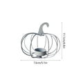 thumbnail image 3 of MMJ Halloween Decorations Iron Pumpkin Candle Holder Metal Tabletop Centerpiece for Romantic Dining Harvest 5.12x4.72in, 3 of 6