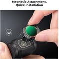 thumbnail image 7 of K&F CONCEPT Magnetic Variable Fader ND2-ND32 ND Filter and Black Diffusion 1/4 Filter 2 in 1 for DJI Osmo Pocket 3, Multi-Coated/HD Optical Glass, 7 of 7