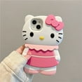 thumbnail image 6 of Original Sanrio 3D stereoscopic Hello Kitty cases for iPhone 15 14 13 12 11 pro Max Plus cartoon soft shockproof back cover Y2K, 6 of 8