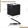 thumbnail image 5 of 4 Cup Drink Holder Bag, Insulated Drink Holder Bag – Drink Tote Bag with Adjustable Dividers, Portable Drink Carrier for 4 Cups, Coffee Cup Holder for Delivery, 5 of 5