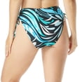 thumbnail image 4 of Coco Reef Cassis Swirl Inspire Hi-Waist Bikini Bottoms Black Multi XL, 4 of 4