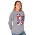 thumbnail image 4 of Arizona AZ Grand Canyon Cool Smurfs Long Sleeve TShirt Men Women Brisco Brands S, 4 of 6