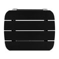 thumbnail image 6 of Emma + Oliver Indoor/Outdoor Polyresin Adirondack Side Table for Porch, Patio, or Sunroom in Black, 6 of 9