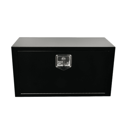 Steel Truck Bed Tool Box 30"x14"x16" Underbody Trailer Storage w/ Lock