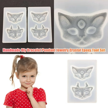 

Pgeraug Gutta percha Cat Jewelry Epoxy Pendant Bracelet Diy Handmade Home DIY UV Adhesive UV White