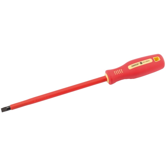 Draper 54273 8mm x 200mm Fully Insulated Plain Slot Screwdriver