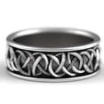 thumbnail image 4 of PikaLF Wolf Ring for Men, Retro Wolf Totem Rings, Cross Line Ring, Norse Viking Wolf Ring, Wolf Signet Rings, Amulet Ring, Punk Ring, Animal Wolf Jewelry for Men, 4 of 5
