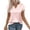 Light pink, variant on Satingcolo Womens Shirts Silk Satin Blouses V Neck Summer Shirts Cap Sleeve Business Casual Dressy Spring Summer Clothing Dark Green XL