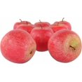 thumbnail image 2 of Set of 8 Realistic Artificial Red Apples - Fake Fruits for Kitchen, Wedding, Party, Decor, Photos, 2 of 5