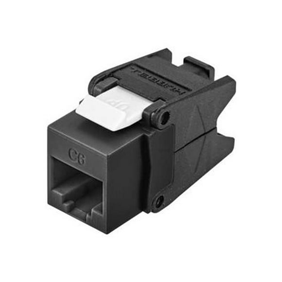 Hubbell Premise Wiring NEXTSPEED - Modular insert - Cobra-Lock termination - indoor - CAT 6 - UTP - RJ-45/RJ-11 - black - for P/N: HC6BK10