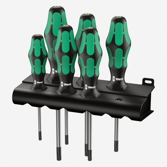 Wera 028062 Kraftform Plus Torx Screwdriver Set   Rack