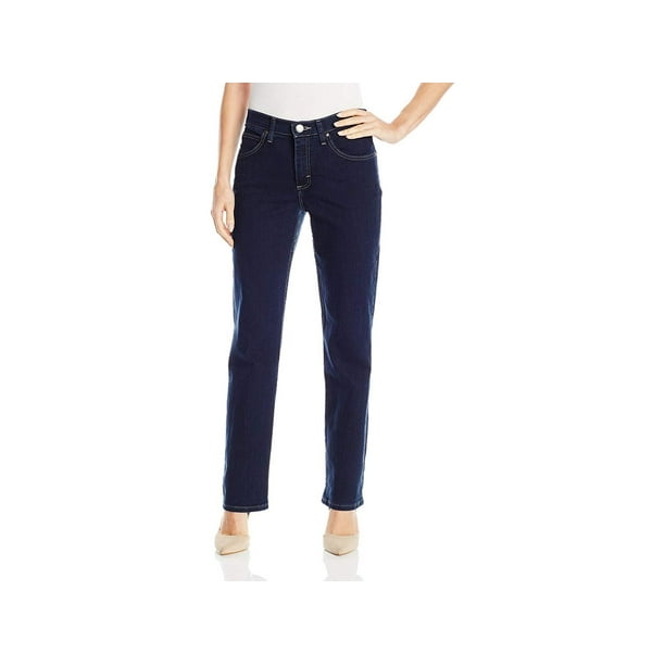 lee riders mid rise straight leg jeans