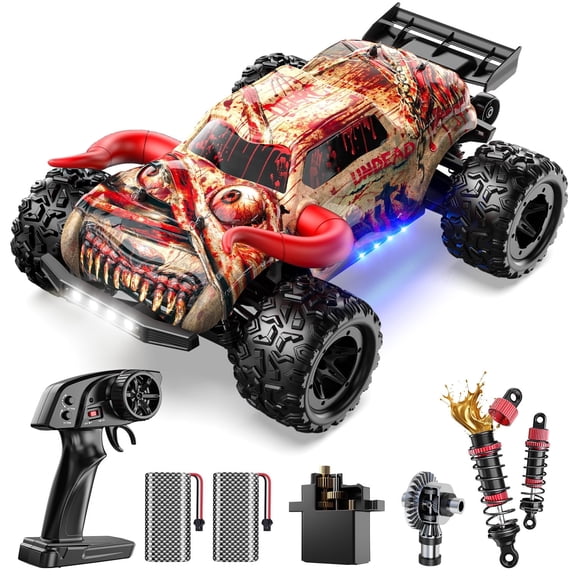 DEERC 9311E All Terrain Fast RC Cars for Adults 40KPH,4WD Electric Off-Road Remote Control Monster Truck,2.4Ghz High Speed Car,Waterproof Monster Truck with 2 Batteries for Boys & Kids