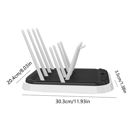 Hand Dryer Mat Baby Bottle Drying Rack, Large, Countertop Drainer Mat and Dryer Stand for Infant Dishes, Bottles and Accessories ()
