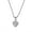 Silver, variant on Heart Necklaces for Women Dainty Delicate Pendant Stainless Steel Cubic Zirconia Sweater Chain Personalized Jewelry Black 2