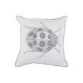thumbnail image 1 of Blanket Stitch Embroidered Cushion Lady Bug 18 X 18 - Set of 2, 1 of 3