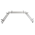 thumbnail image 5 of Hedwig 13/16" Double Bay Window curtain rod Adjustable 20"-36", 38"-72" - Satin Nickel,(ABay-83-5D), 5 of 5