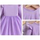 thumbnail image 5 of Vestido de cuello redondo y manga larga para niñas Vestido de cuello redondo y manga larga para niñas Falda de malla elegante Vestido de princesa elegante para niñas pequeñas Vestido de poliéster para, 5 of 7