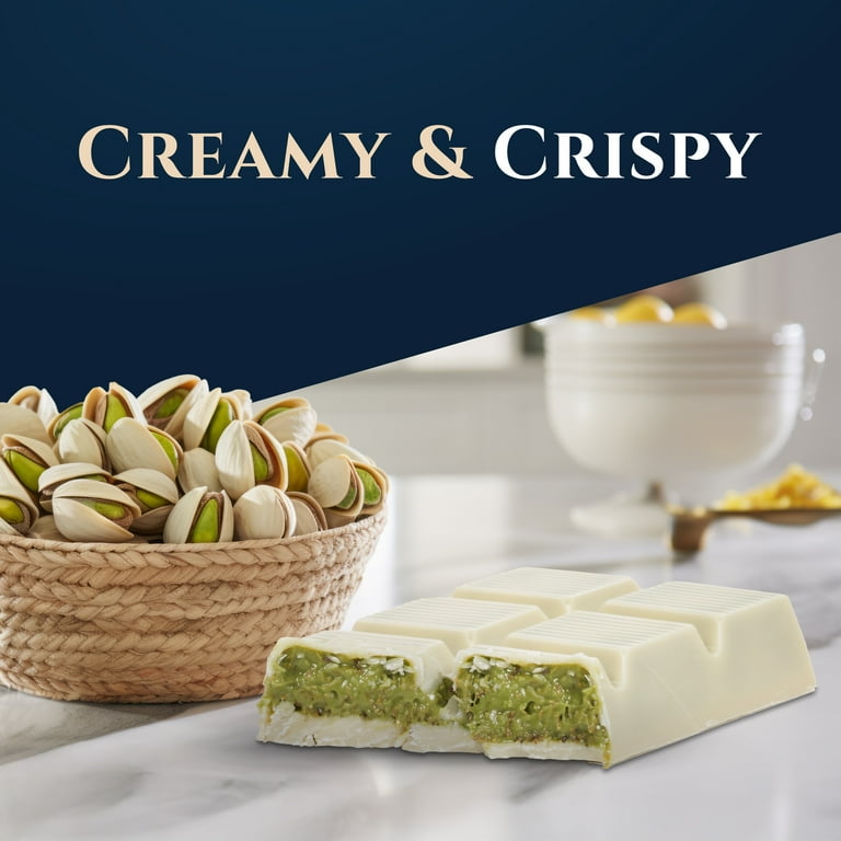 Eastanbul, White Chocolate Bar Pistachio, 7oz, Vegan Halal