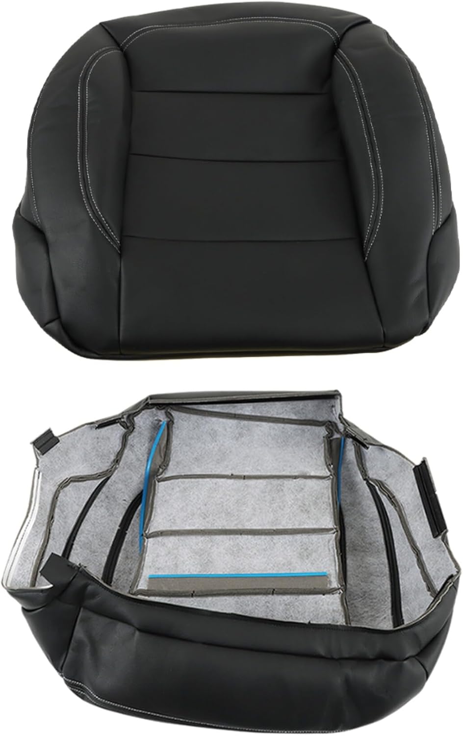 waltyotur Gray Front Driver Bottom Cloth Seat Cover Replacement 並行輸入品