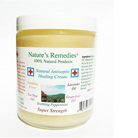 100% Natural Antiseptic Healing Cream: Dr. Recommended, 5X Faster Healing, Wounds, Infected Skin, Bed Sores, Diabetic Ulcers, Neuropathy, Burns, Eczema, Psoriasis, Itchy Skin, Res Q Ointment 4