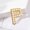 P, variant on 26 Capital Initial Letter Pearl Gold Alphabet Brooch Pin Wedding Women Jewelry-P
