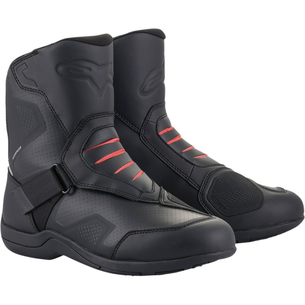 Alpinestars Ridge V2 Waterproof Mens Motorcycle Boots Black/Red