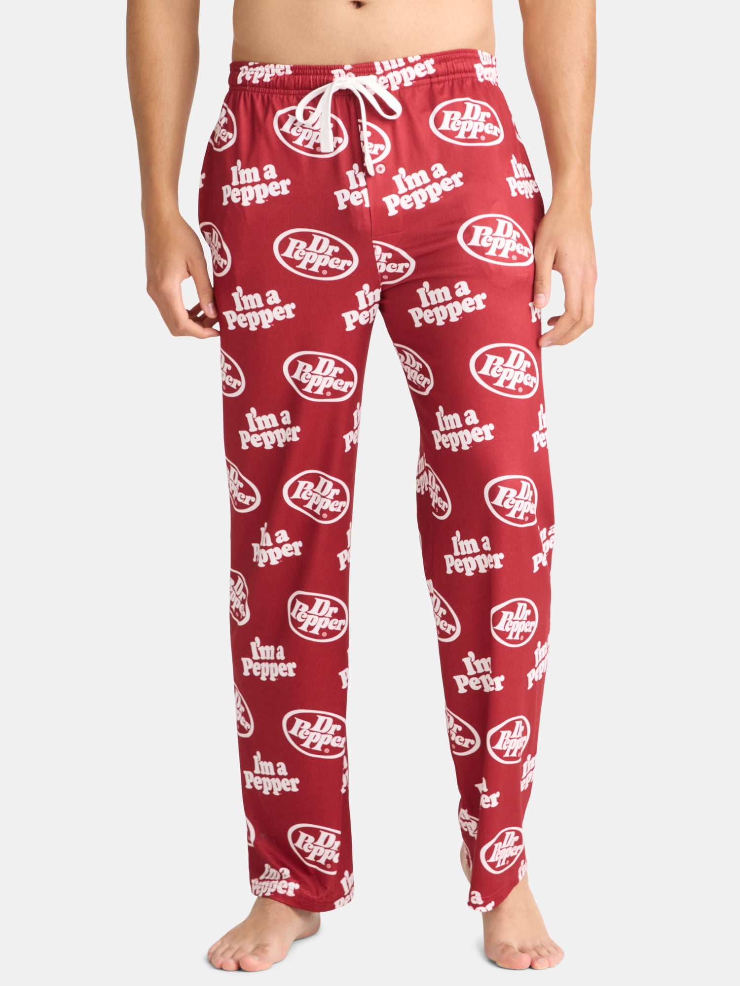 Polo Men's Plaid Polyester Lounge Pajama Pants, Coronet