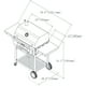 thumbnail image 2 of Asador de carbón KitchenAid Cart-Style 810-0021 Negro, 2 of 2