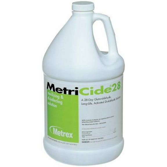 MetriCide 28 Glutaraldehyde High Level Disinfectant, Fruity Scent, 1 Gallon Jug, 4 Count