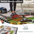 thumbnail image 5 of Farmhouse Cow Outdoor Rug 5x7 Ft - Reversible Patio Rug Outdoor Camping Rugs, Country Sunflowers Pig Cabin Barn Wooden Washable Indoor Outdoor Area Rugs, Non-Slip Outdoor Carpet Runner for Deck/Porch, 5 of 8