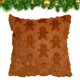 thumbnail image 1 of Funda Almohada Felpa Suave Con Navidad 45x45cm (hombre Marrón Claro), 1 of 9
