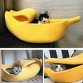 thumbnail image 4 of Tiberpet Cat Beds Cat Sleeping Bag Cat Bed Ventilated Kitten Puppy Bed Banana for Indoor Cats Squirrels and Other Small Animals, 4 of 7