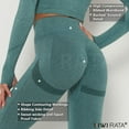 thumbnail image 4 of KIWI RATA Women High Waist Leggings Tummy Control Yoga Pants Butt Lift Squat Proof Active Workout Tights, 4 of 4
