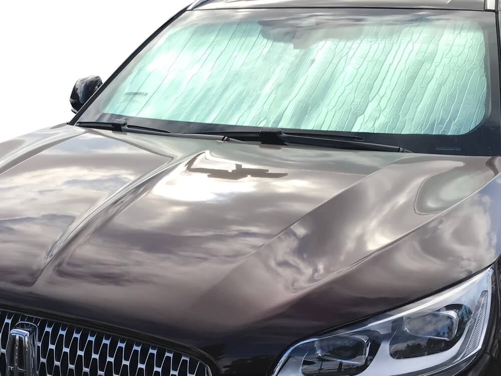 Custom-fit Windshield Sun Shade AutoTech Zone Sunshade for 2020 Lincoln Aviator