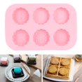 thumbnail image 4 of Molde De Pastel De Luna, Molde De Chocolate Sin Olor Antiadherente De 6 Rejillas Para Postres Para Pasteles ANGGREK Otros, 4 of 8