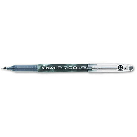 12pk Pilot P-700 Precise Gel Ink Roller Ball Stick Pen, Black Ink, .7mm