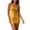 Gold, variant on Idoravan Lady's Nightclub Fringed Strapless Backless Sheer Tight-Fitting Dress Womens Mini Dress Sexy