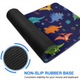 thumbnail image 6 of Long Mouse Pads for Desk,Colorful Dinosaur and Leaf Pattern Desk Mats on Top Of Desks, Desk Mouse Pad Extra Large with 3mm Non-Slip Base and Stitched Edge for Gaming,Office,Work,Home 31.5"x11.8", 6 of 6