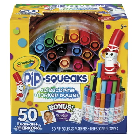 Crayola 50 Count Pip-Squeaks Marker Tower