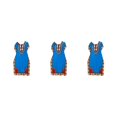 thumbnail image 1 of maskred Mode Femmes Plage Vacances Robe Boho Ethnique Élégante Robe en Vrac Bleu 3Set, 1 of 6