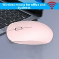 thumbnail image 4 of Latrodar 2.4G Wireless Mute Bluetooth Mouse Laptop Office Business Mouse Non-Toxic Pink 4.8x3.2 Inch Home Gadgets, 4 of 5