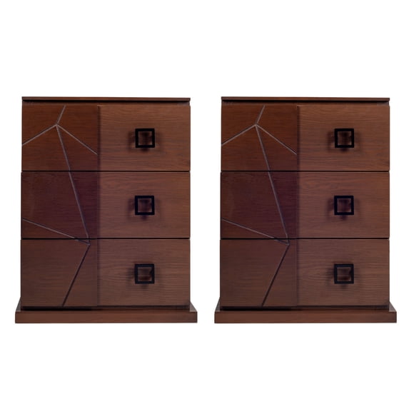 Set de 2 buros Eloria Nogal Kessa Muebles