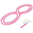 thumbnail image 1 of Knitting Loom Kit DIY - S Shaped Knitting Board Set Crochet Hook Plastic Needles, 1 of 4