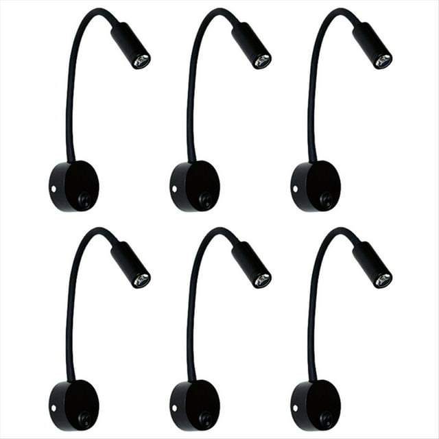 1 Uds. Lámpara de Lectura para Estudio de Trabajo Junto A la Cama, Apliques de Lámpara de Pared, Lámpara LED de 3W para Libros, Luz de Pared LED para Dormitorio