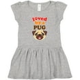 thumbnail image 3 of Inktastic Pug Dog Loved by a Pug Girls Toddler Dress, 3 of 5